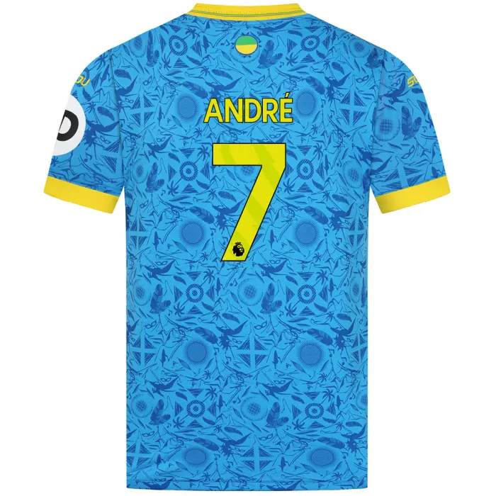 Wolverhampton Wanderers Shop | 2025-26 Wolves Third Shirt – Adult ANDRÉ 7 Wolverhampton Wanderers Merchandise